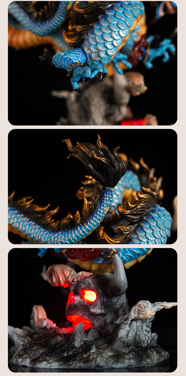 Figurine Kaido forme dragon collector - Vue trois quarts