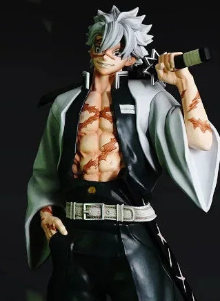 Figurine Sanemi Shinazugawa Pilier du Vent - Demon Slayer 30cm
