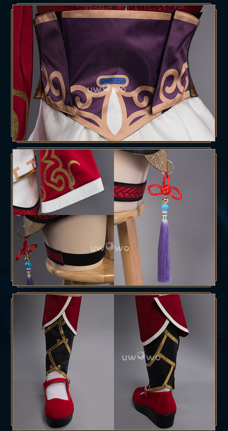 Cosplay Ahri - Détail tissu et finition costume