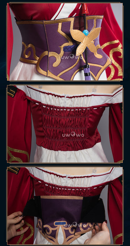 Cosplay Ahri LoL - Vue complète fond neutre