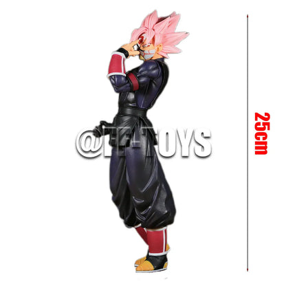 Figurine Goku Black Dragon Ball Super - Vue complète fond sombre