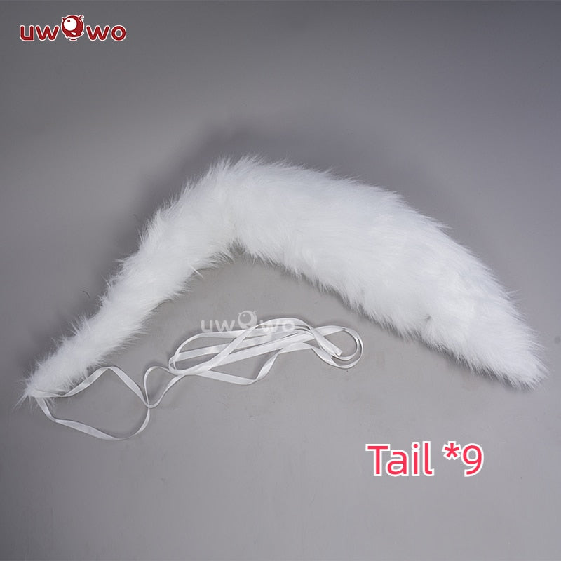 Cosplay Ahri Renarde à neuf queues - Vue latérale complète