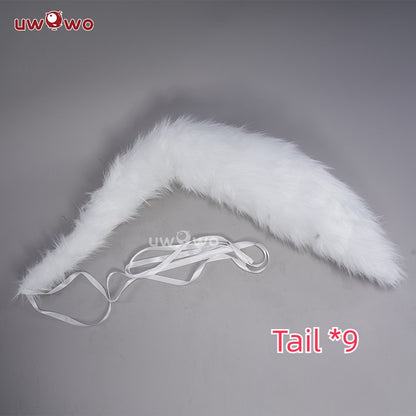 Cosplay Ahri Renarde à neuf queues - Vue latérale complète