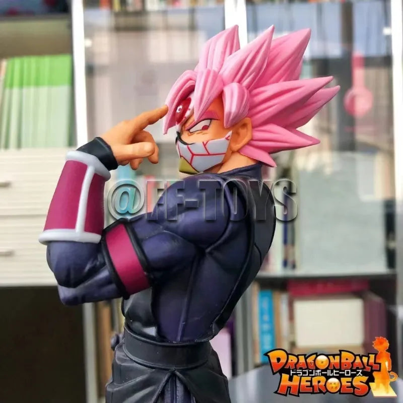 Figurine Goku Black Super Saiyan Rosé Dragon Ball Super 25cm - Vue face