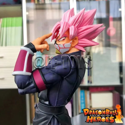 Figurine Goku Black Super Saiyan Rosé Dragon Ball Super 25cm - Vue face