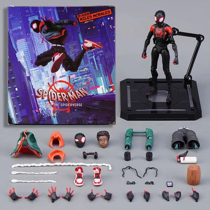 Figurine Miles Morales Spider-Verse 13cm - Pose dynamique