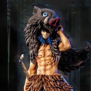 Figurine Inosuke Hashibara - Demon Slayer 30cm