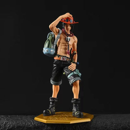 Figurine Ace One Piece 23cm - Vue complète fond neutre