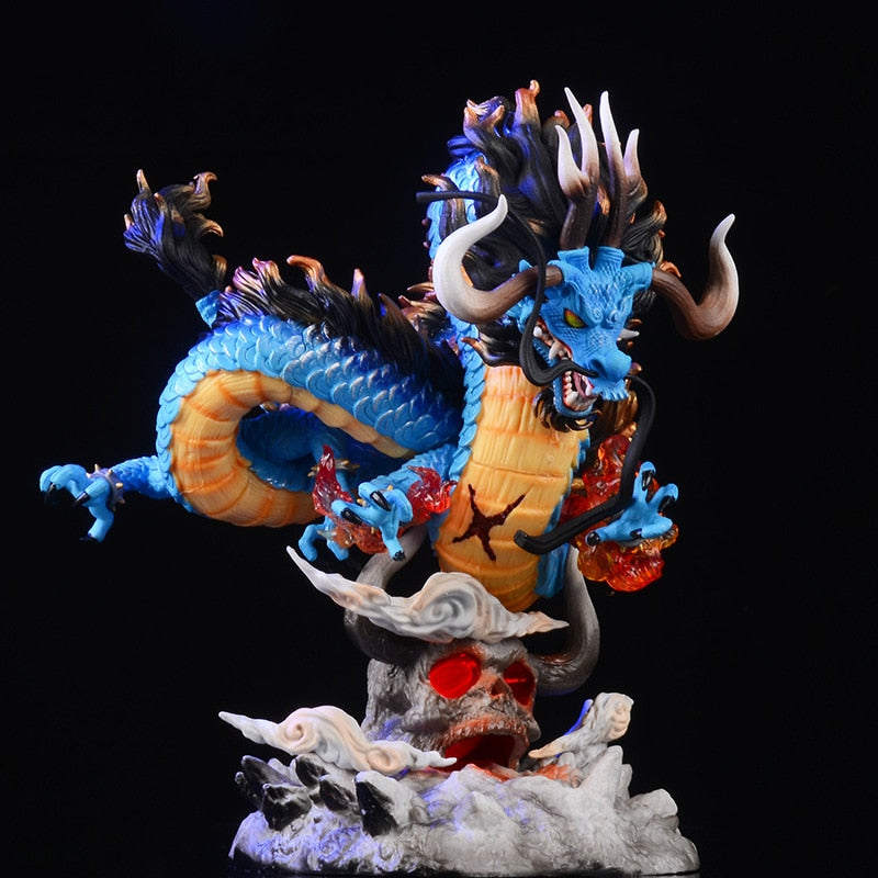 Figurine Kaido dragon - Détail écailles et cornes