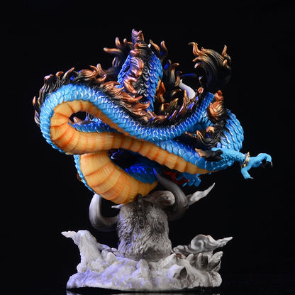 Figurine Kaido One Piece 22cm - Vue profil droit dragon