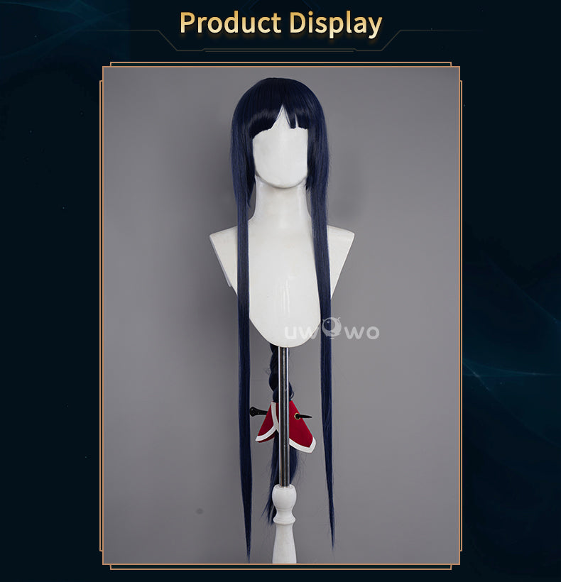 Perruque Ahri League of Legends - Vue dos mèches longues