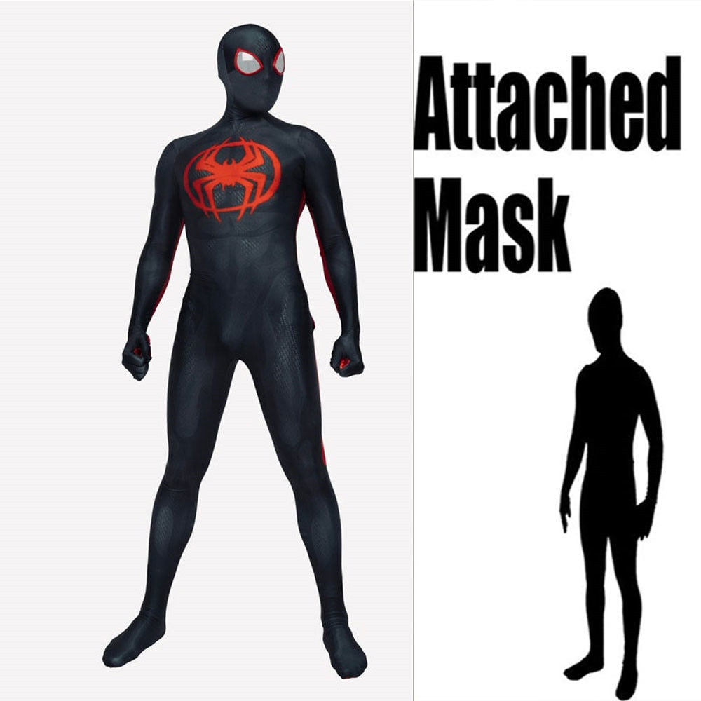 Cosplay Miles Morales - Combinaison complète vue latérale