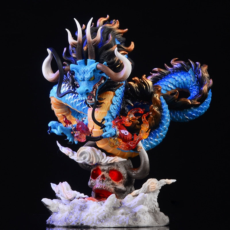 Figurine Kaido One Piece - Vue complète dragon enroulé