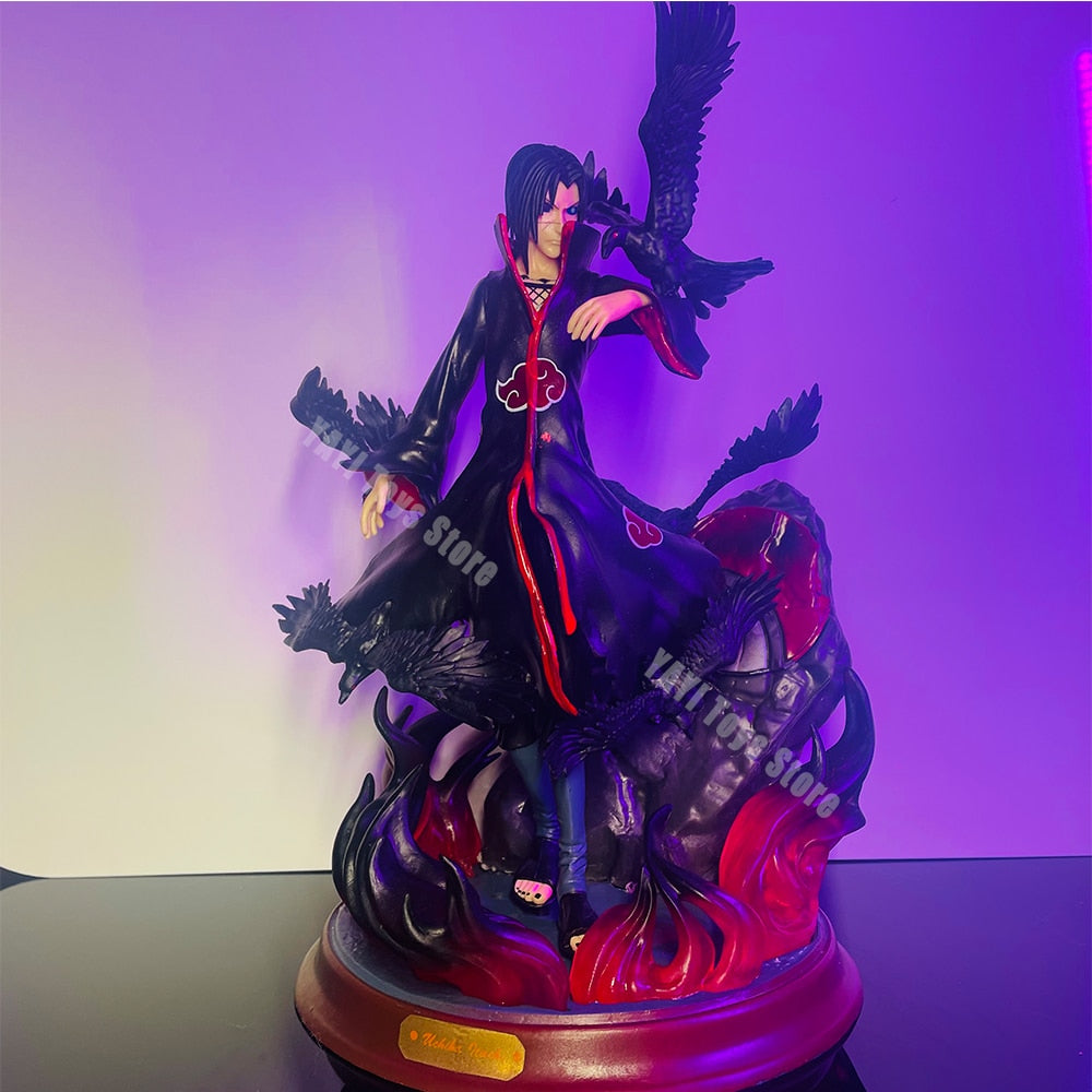 Figurine Itachi Uchiha - Vue dos cape Akatsuki