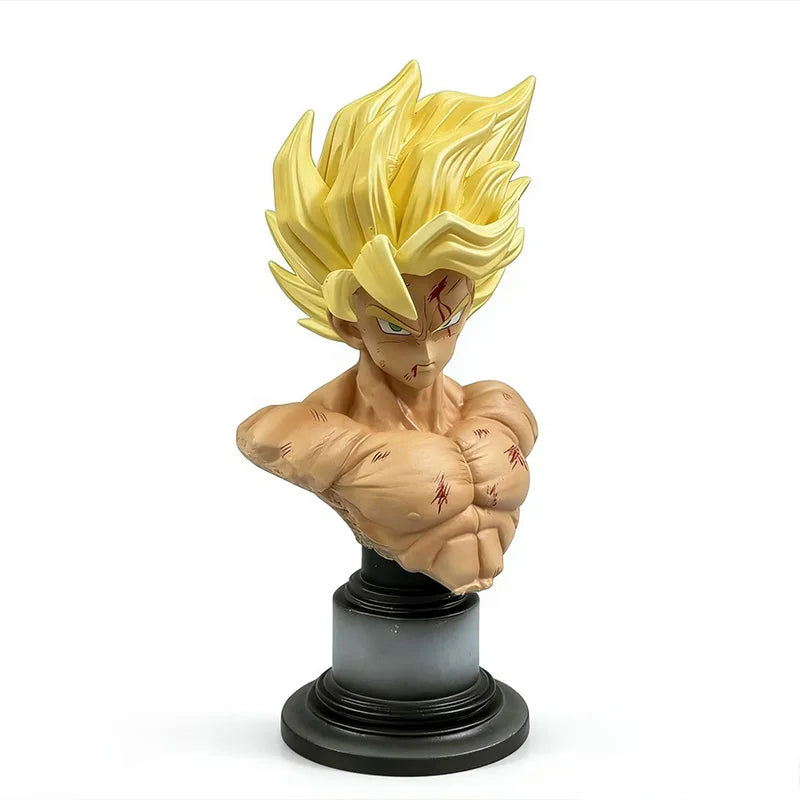 Statue Son Goku Super Saiyan - Socle LED - Dragon Ball Z - 30cm