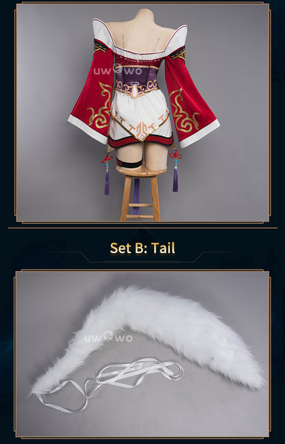 Cosplay Ahri League of Legends - Vue profil droit