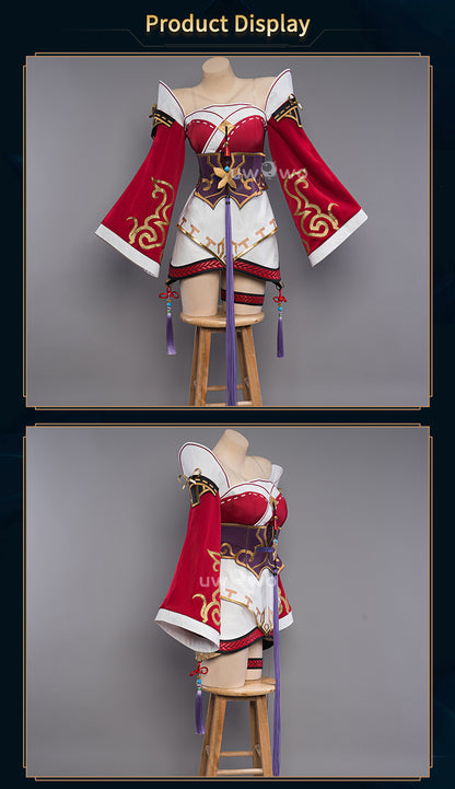 Cosplay Ahri Renarde à neuf queues - Vue complète porté