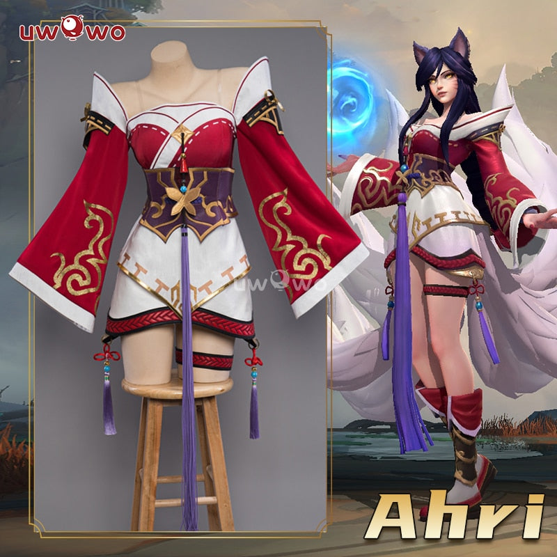 Cosplay Ahri League of Legends - Costume complet vue face